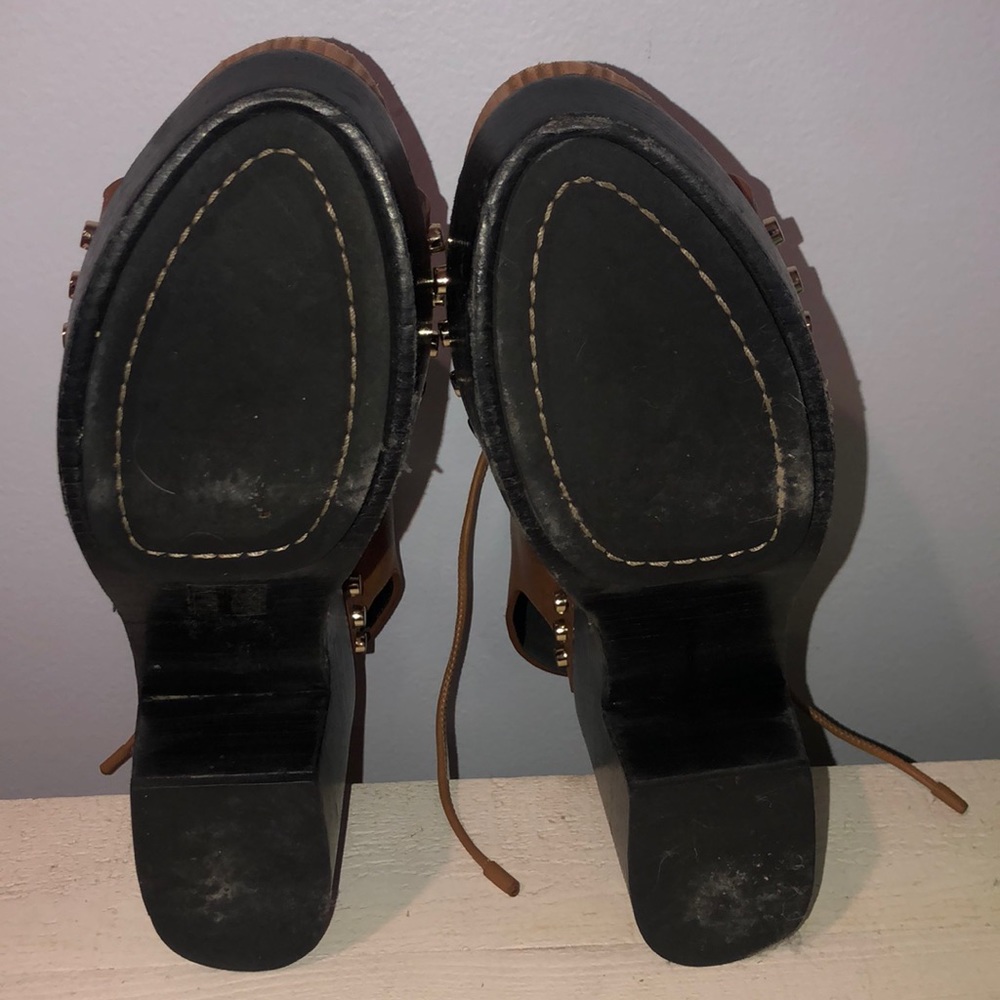 Balenciaga Leather Platform Sandals - Picture 4 of 4